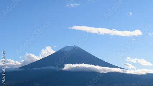 日本の風景、夕焼けのきれいな富士山 日本の世界遺産 風景背景