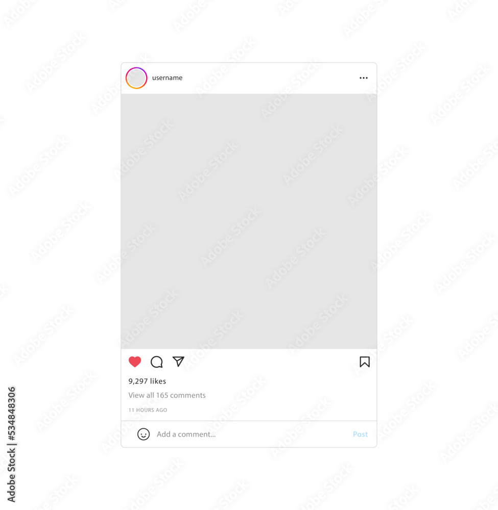 Instagram Mockup Social Media Template New Update Instagram Feed Post Mock Up Social Media