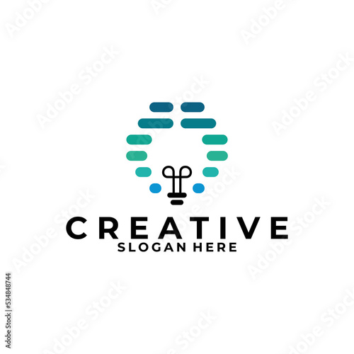 brain idea logo icon vector isolated