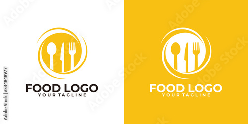 food logo icon vector isolated