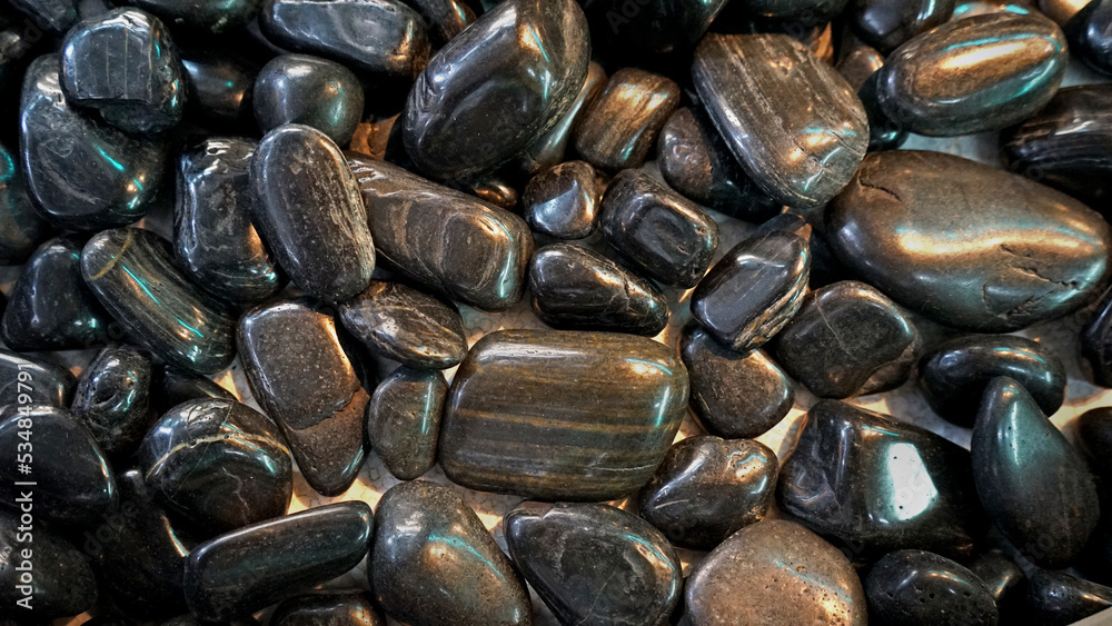 Black stone pattern on floor garden .It is background using put document Black stone pattern on floor garden .It is background using put document