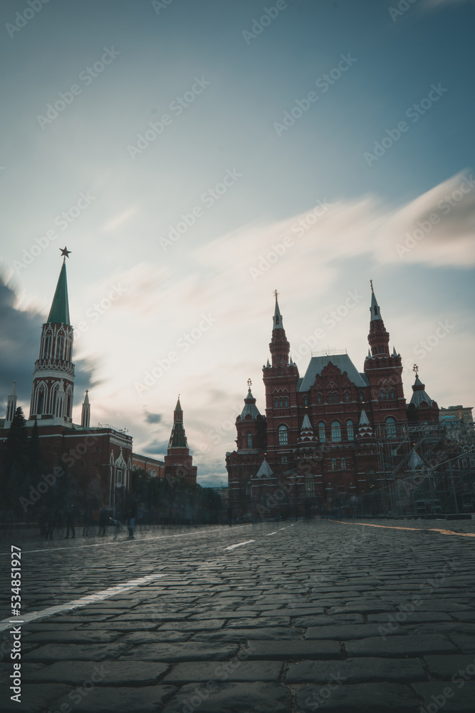 Towers of the Kremlin, Red Square, Moscow, Russia