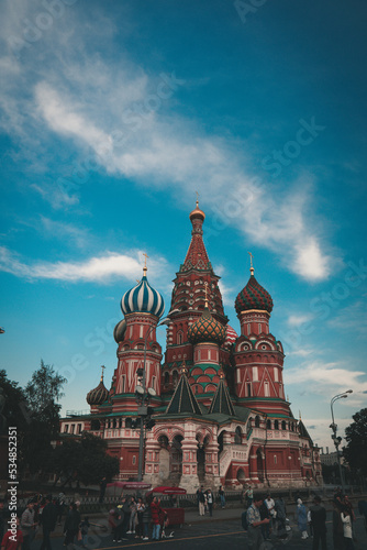 St. Basil s Cathedral  Red Square  Moscow  Russia. Moody light.