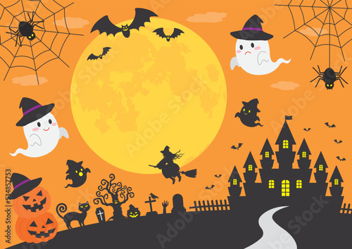 ハロウィン_イメージ_オレンジ_2
