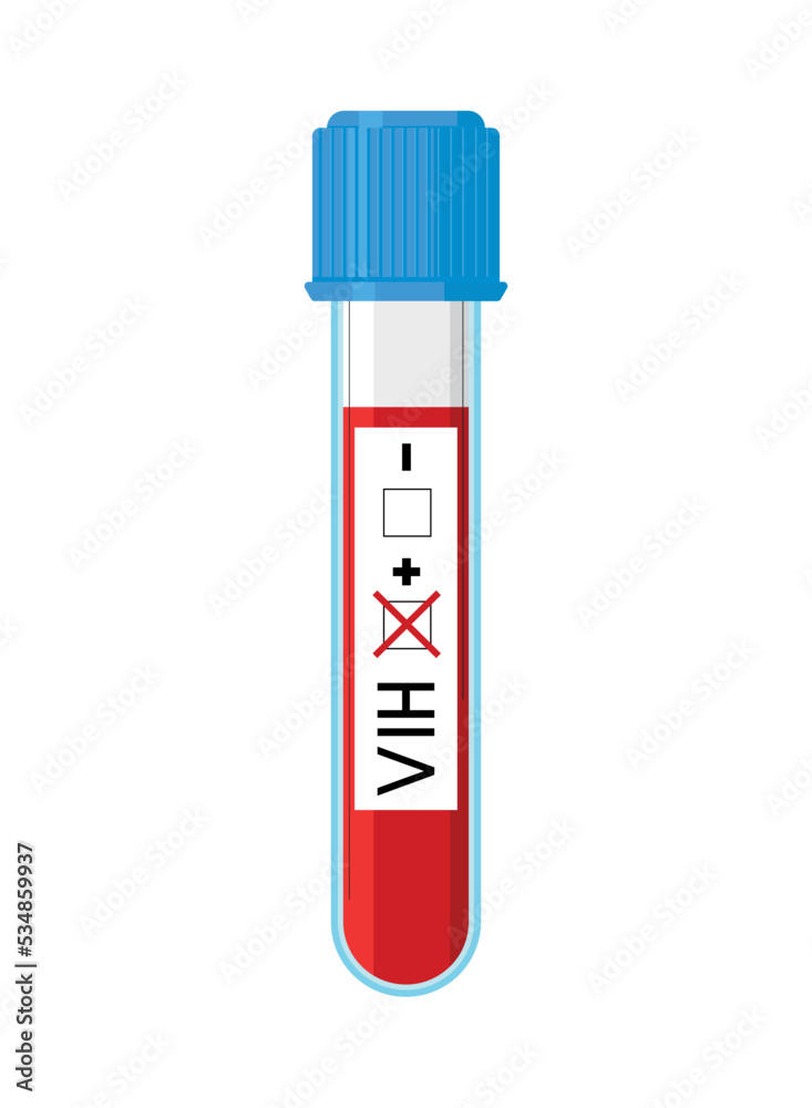 AIDS day blood sample AIDS day blood sample