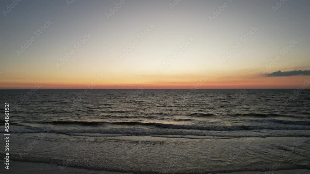 Naples beach sunset immediately after Hurricane Ian on October 1, 2022. Naples beach sunset immediately after Hurricane Ian on October 1, 2022.