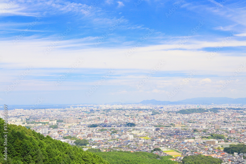 Obraz premium Office, Skyscraper, Cloud