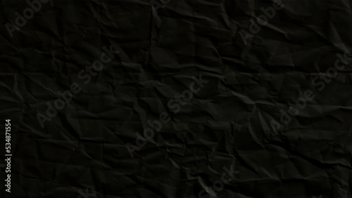 Crumpled paper  Texture Background. black wrinkled paper texture.