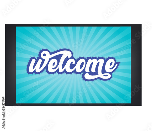 Welcome banner design 