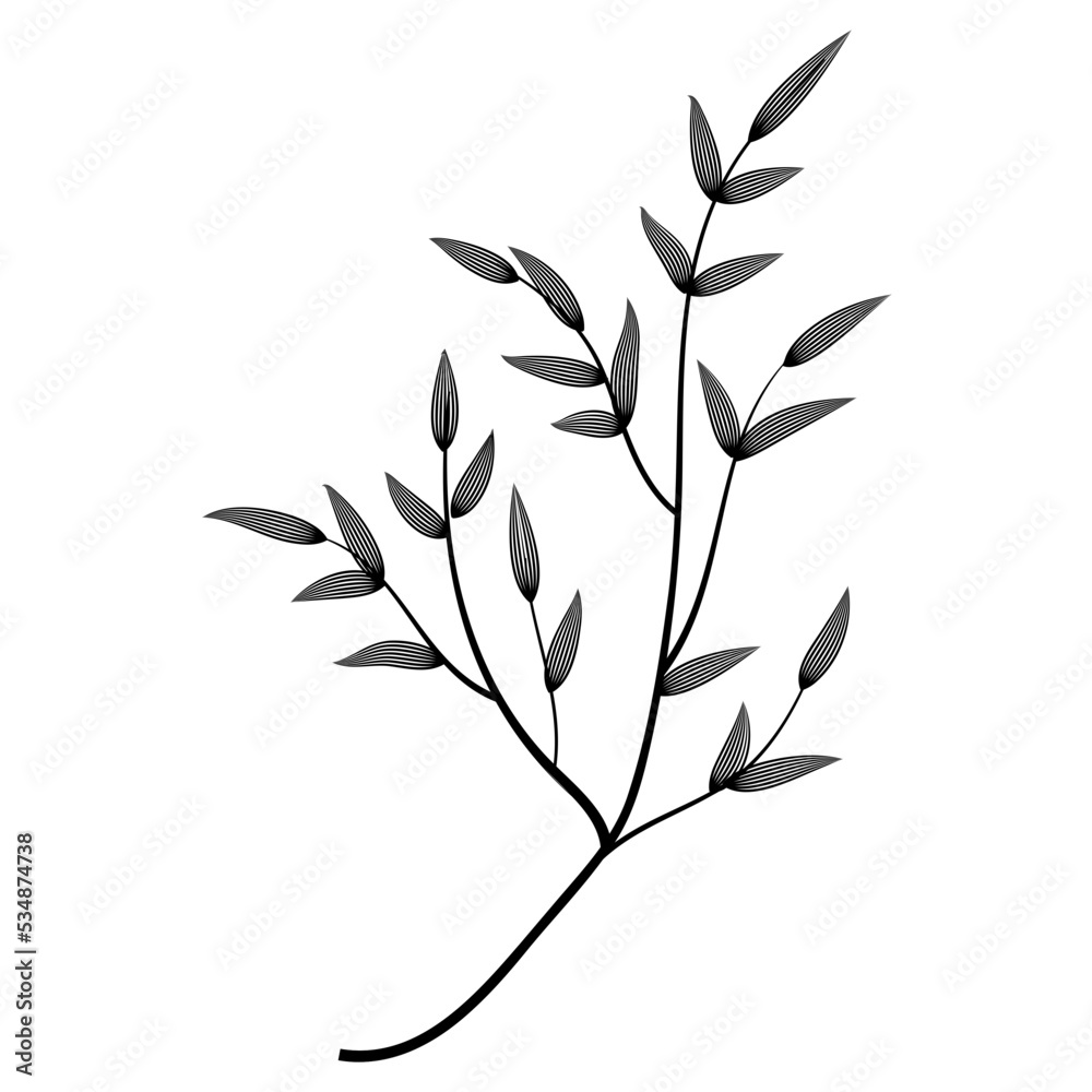 Obraz premium silhouette of a tree