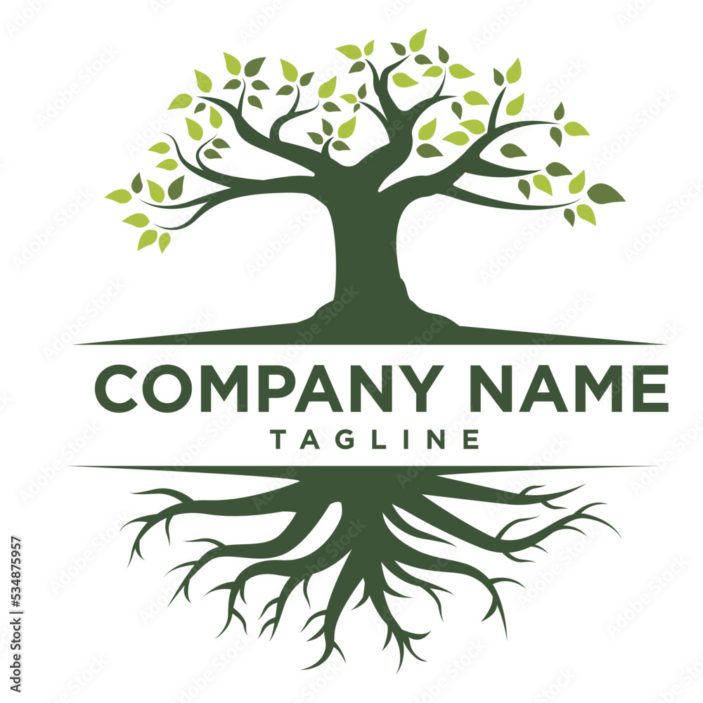 Obraz premium Tree logo design