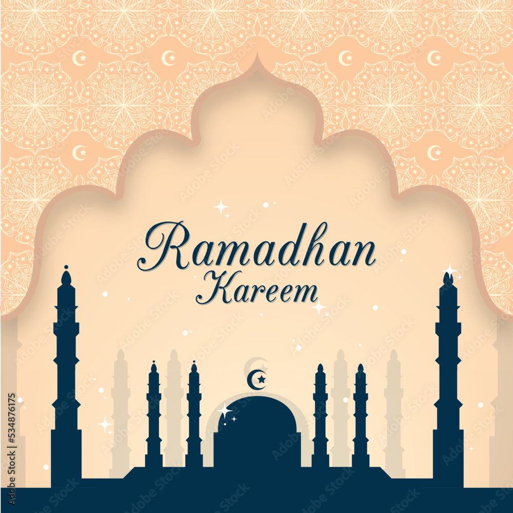 Ramadhan kareem background design
