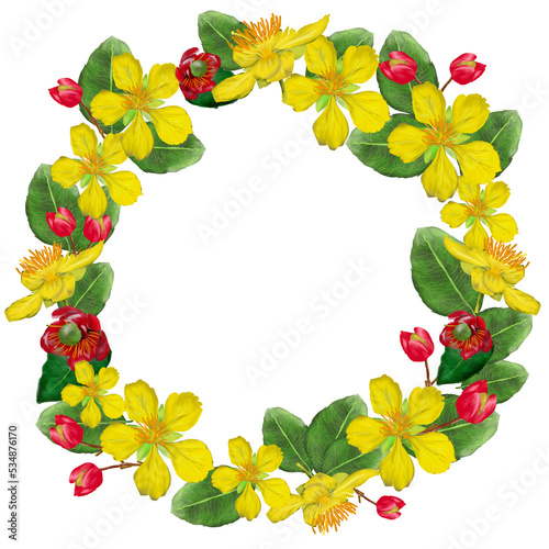 yellow flower mikkymouse