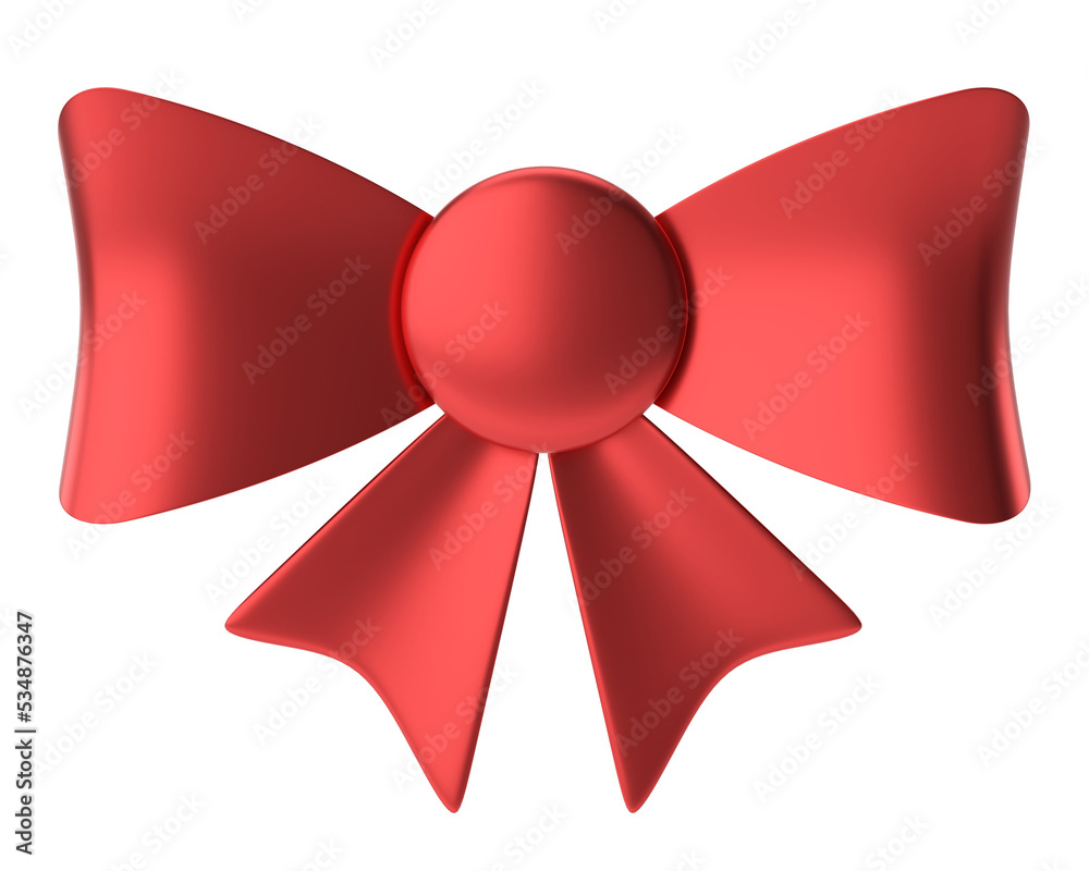 Ribbon. 3D bow. 3D illustration. Ribbon. 3D bow. 3D illustration.