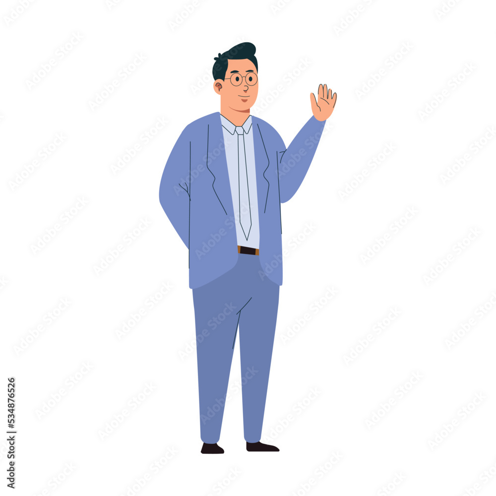 Business man illustration design