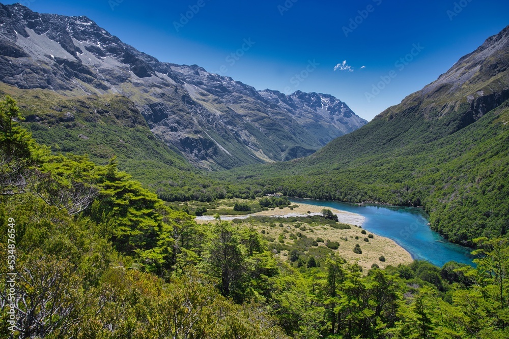 Blue Lake, Nelson Lakes National Park, New Zealand