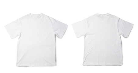 White Oversize T shirt mockup, Realistic t-shirt.