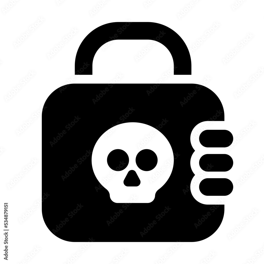 skull padlock skull padlock