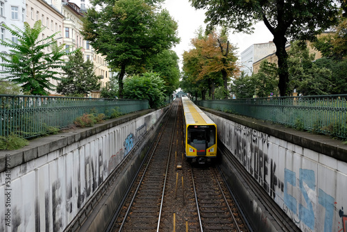 Canvas Print Berlin subway