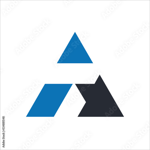 Free Download initial letter TA TA logotype company name colored blue and grey swoosh design - GFXLoad