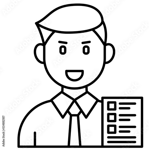 salesman icon