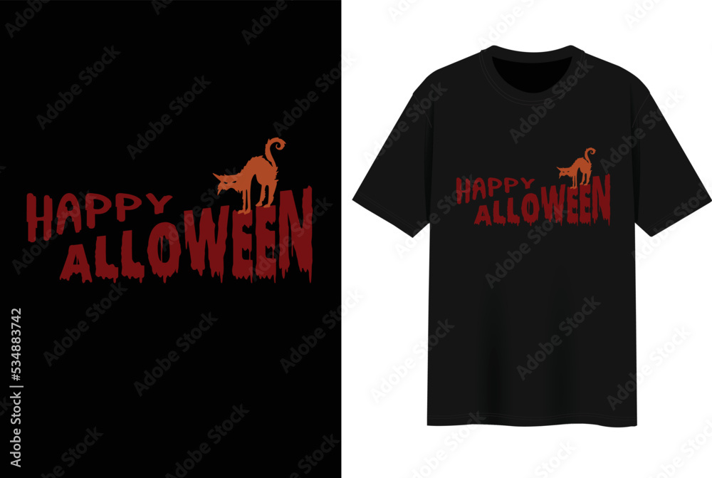 Fototapeta premium Best Halloween T-shirt Design Vector file.