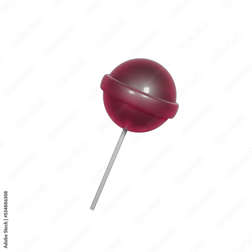 red lollipop isolated red lollipop isolated