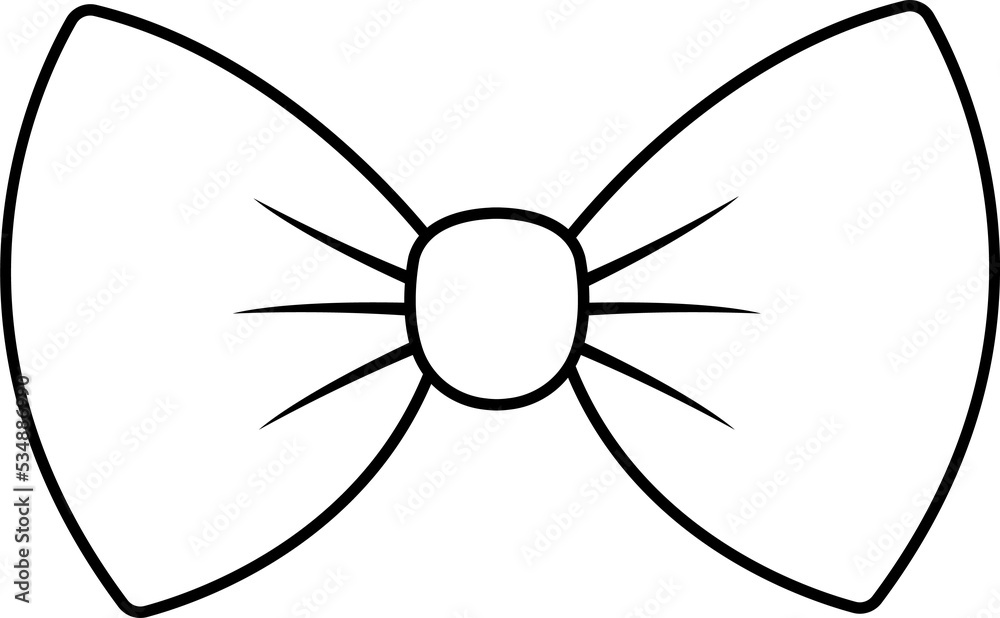 Fototapeta premium Minnie Bow Icon