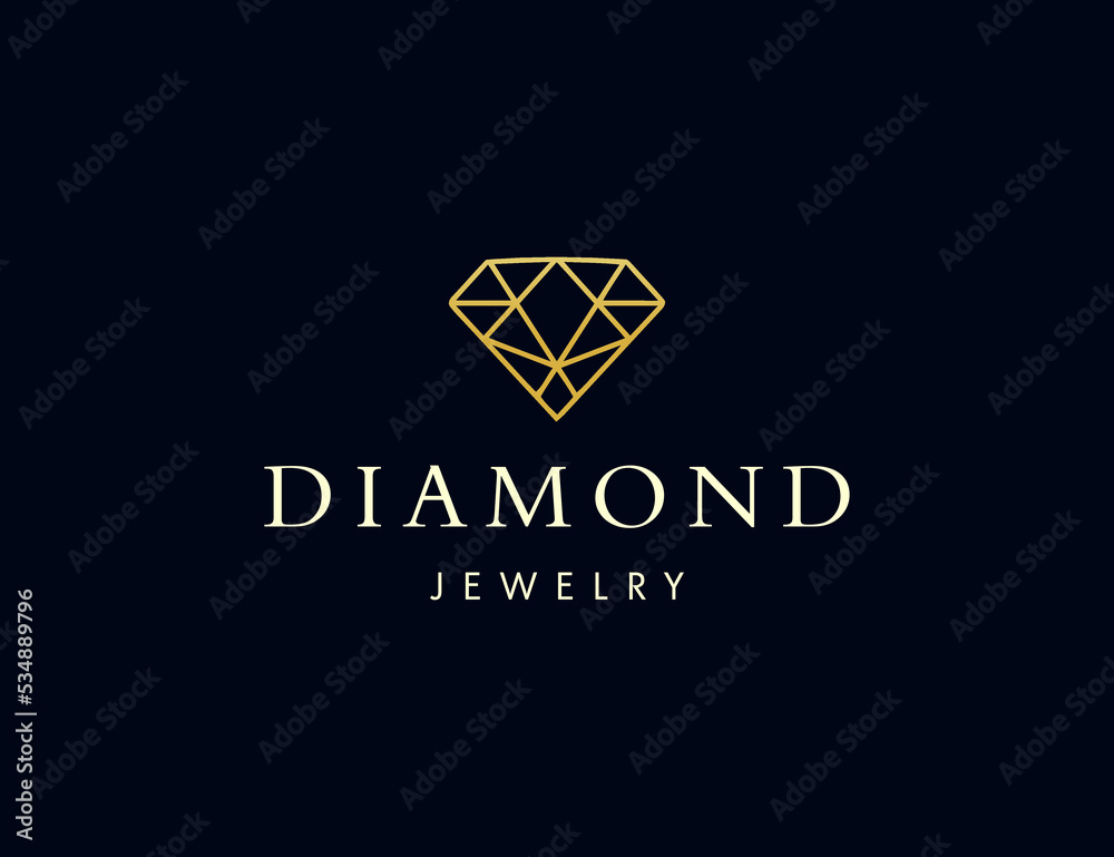 Luxury diamond logo design for jewelry company Luxury diamond logo design for jewelry company