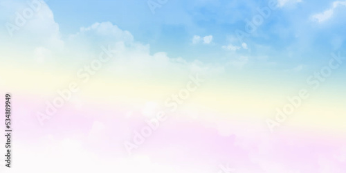 sky pink yellow and blue colors. sky abstract background