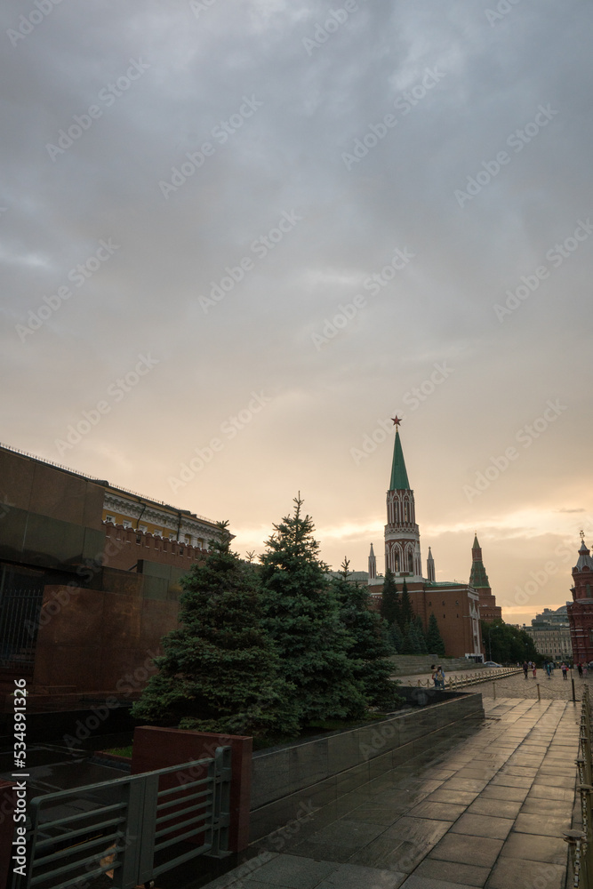 Fototapeta premium Lenin mausoleum, Moscow, Russia