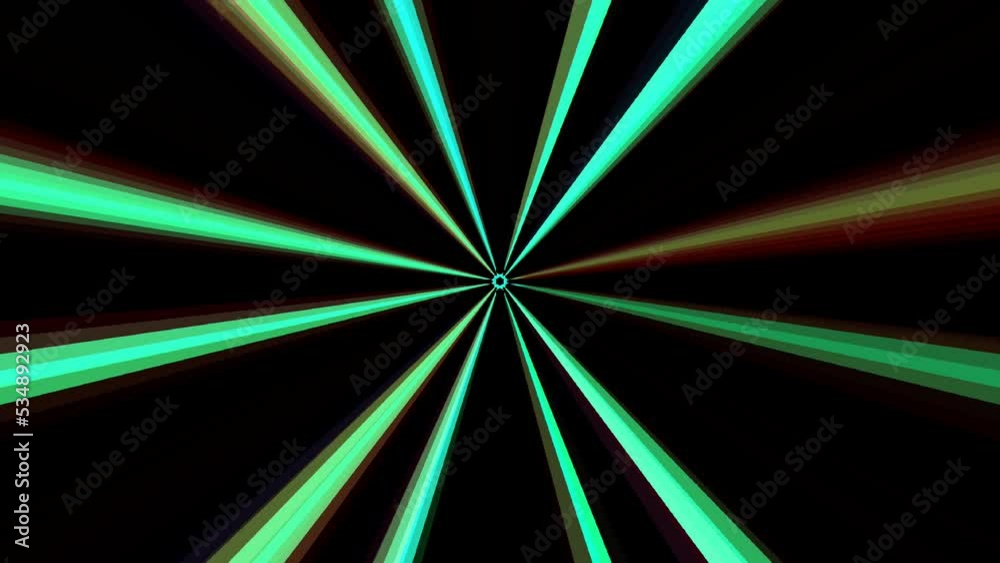 shining bright lines set wave motion, colorful, on black background shining bright lines set wave motion, colorful, on black background