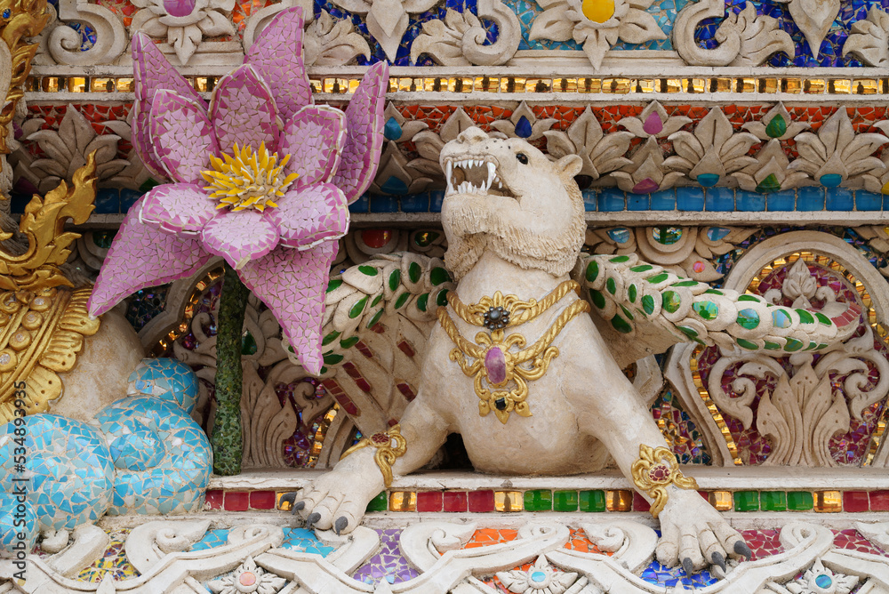 Wat Pariwat, Bangkok, Thailand for tourists to see and take pictures