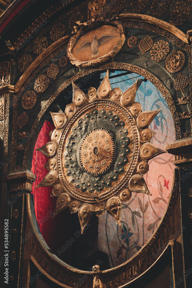 Obraz premium Details from inside Saint Basil's Cathedral, Moscow, Russia