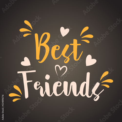 Best Friend Lettering 