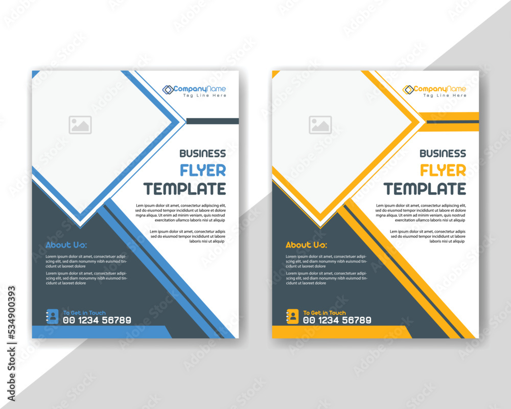 Creative business abstract flyer brochure design trend for professional corporate style. Can be adapt to social media posts, annual report, magazine, poster, presentation, portfolio, Banner, Website. Creative business abstract flyer brochure design trend for professional corporate style. Can be adapt to social media posts, annual report, magazine, poster, presentation, portfolio, Banner, Website.