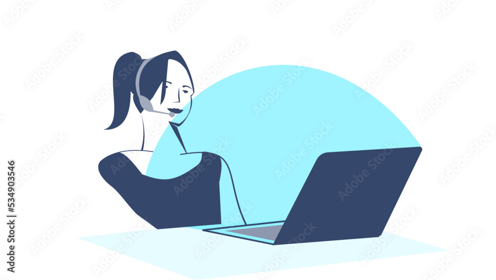 Online Support illustration Online Support illustration