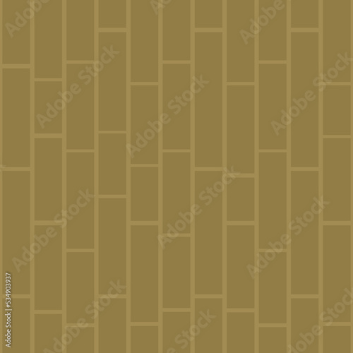 Seamless vector texture of gold rectangular tiles. Simple geometric golden pattern