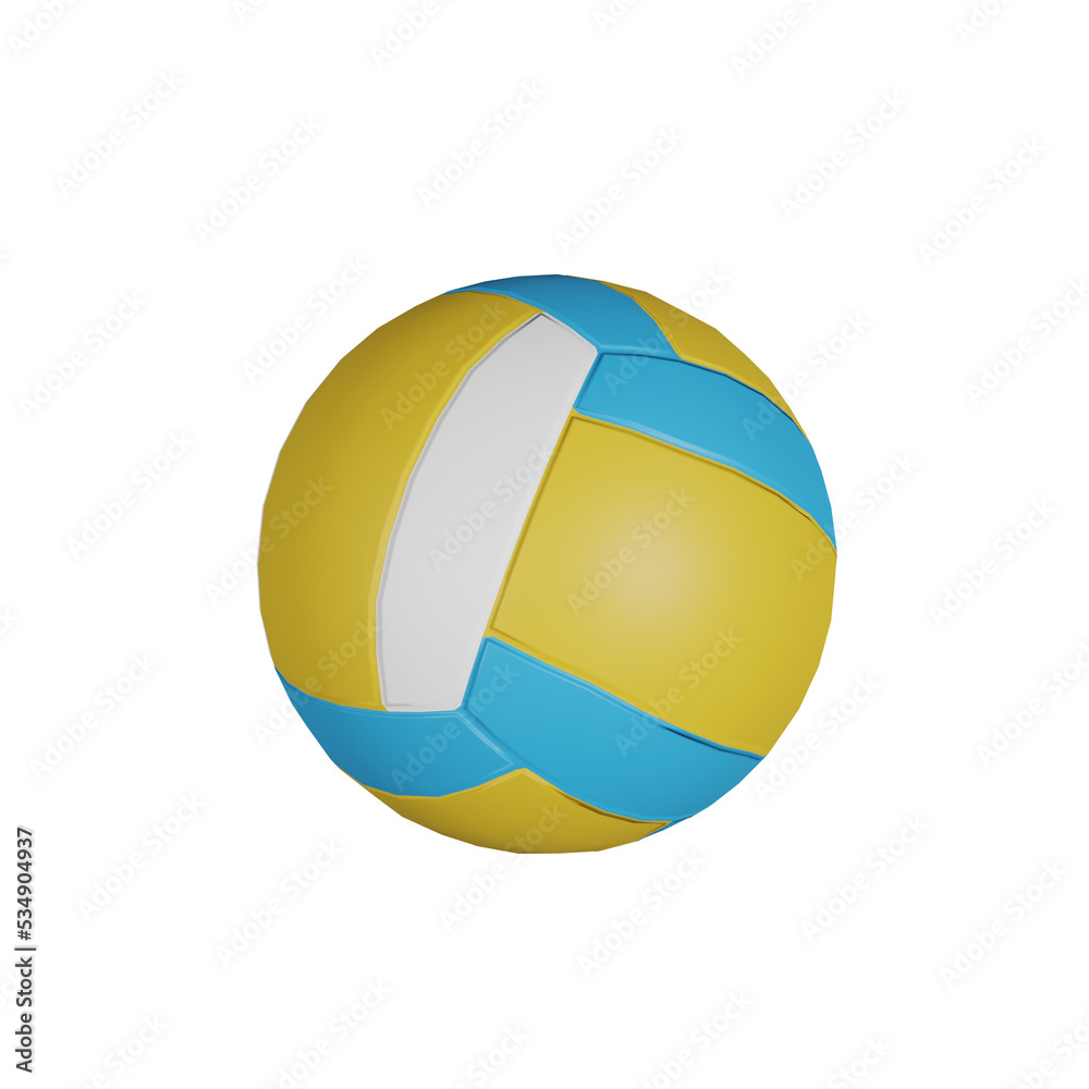 volleyball isolated on white