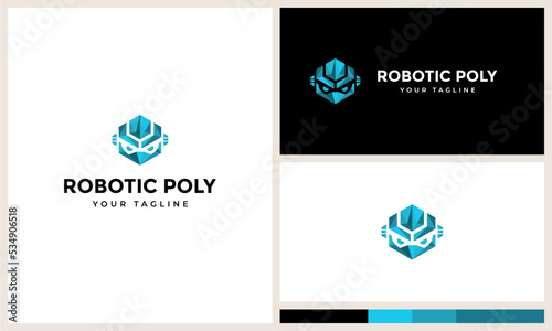 robot head logo