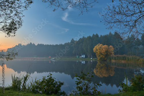 lake in autumn