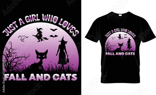 Just A Girl Who Loves Fall And Cats.