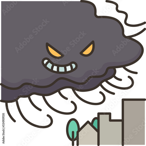 unsettled icon