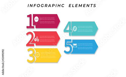 Abstract infographics number options template. can be used for workflow layout with 6 options.
