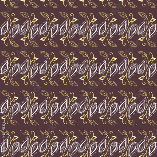 seamless pattern paisley patterns vector
