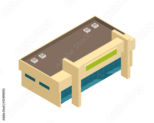 Isometric Store Illustration