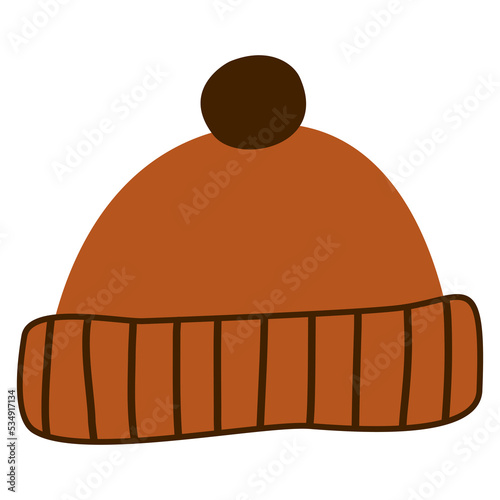 Brown hat