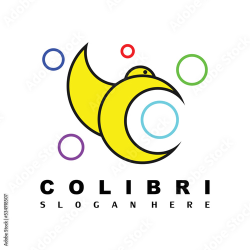 colibri bird logo
