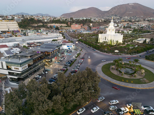 Tableau sur toile Glorieta Iglesia Mormona Tijuana
