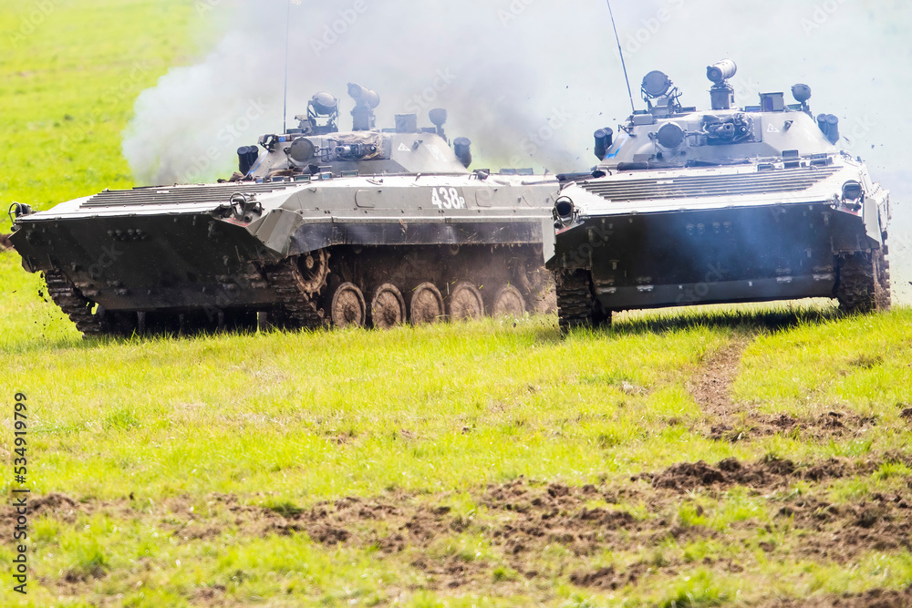 Ostrava Czech Republic 2022-09-15
The BMP-2 is an amphibious infantry fighting vehicle introduced in the 1980s in the Soviet Union, following on from the BMP-1 of the 1960s. Ostrava Czech Republic 2022-09-15
The BMP-2 is an amphibious infantry fighting vehicle introduced in the 1980s in the Soviet Union, following on from the BMP-1 of the 1960s.